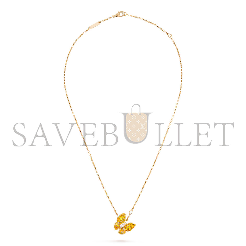 V*N CL*F arpels two butterfly pendant vcaro3m300